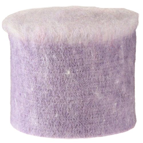 Artikel Viltlint Franzi wolvilt wollint paars 2-kleurig 15cm 4m