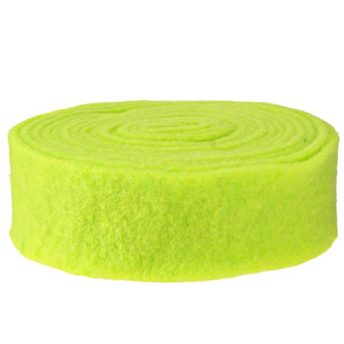 Artikel Vilten lint groen 7,5cm 5m