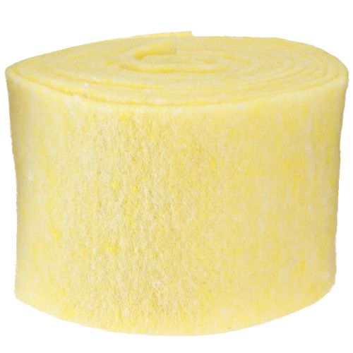 Artikel Vilten lint lichtgeel 15cm 5m