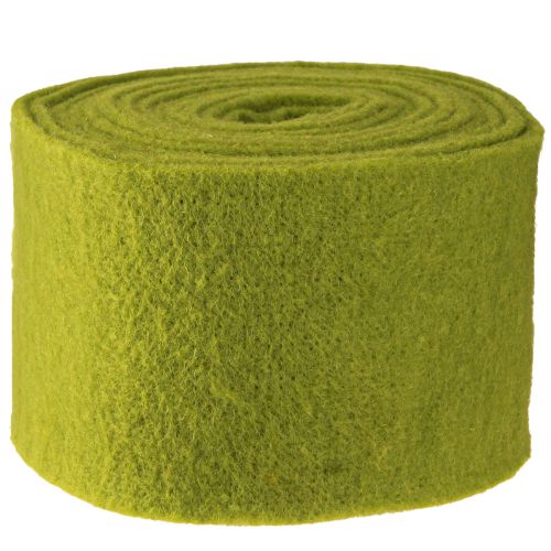 Artikel Vilten lint mosgroen 15cm 5m