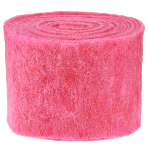 Artikel Vilten lint roze 15cm 5m