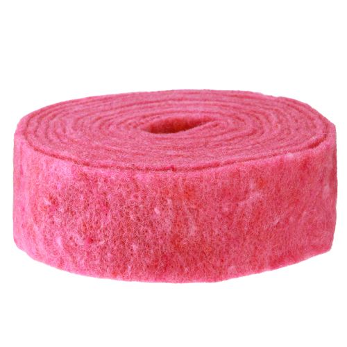 Artikel Viltlint roze 7,5cm 5m