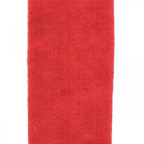 Artikel Vilten lint rood 7.5cm 5m
