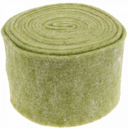 Artikel Vilten lint mosgroen 15cm 5m