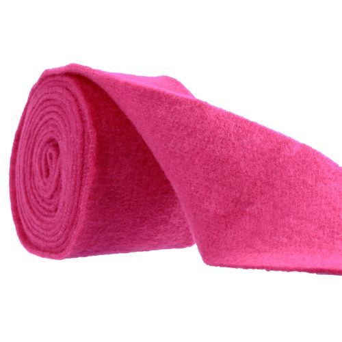 Artikel Vilten lint roze wollint wolvilt potlint decoratiestof 15cm 5m