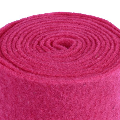Artikel Vilten lint roze wollint wolvilt potlint decoratiestof 15cm 5m