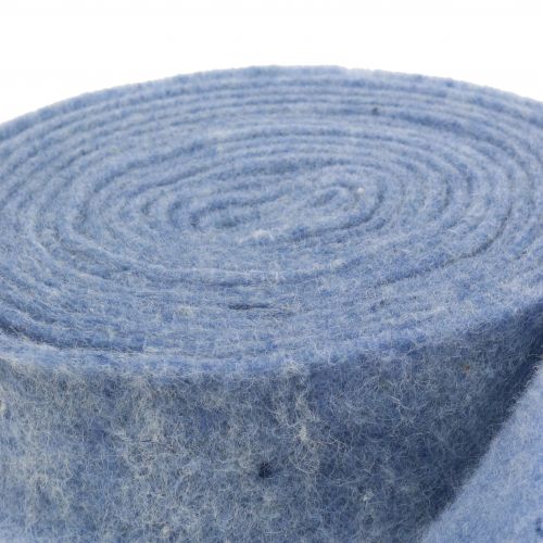 Artikel Vilten lint blauw 7,5cm 5m