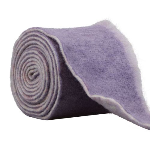Artikel Viltlint Franzi wolvilt wollint paars 2-kleurig 15cm 4m
