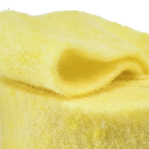 Artikel Vilten lint lichtgeel 7,5cm 5m