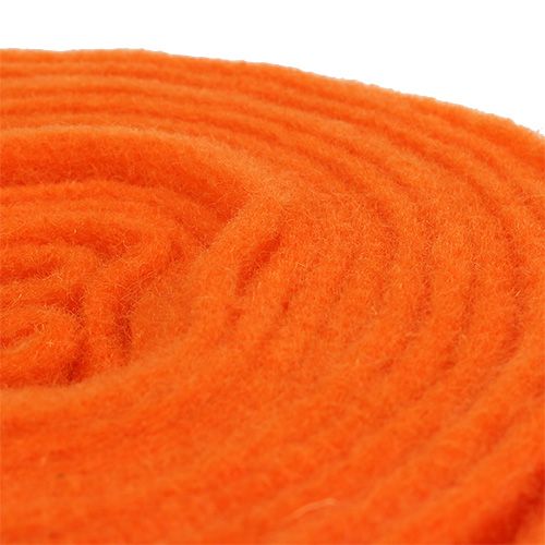 Artikel Vilten lint oranje 15cm 5m