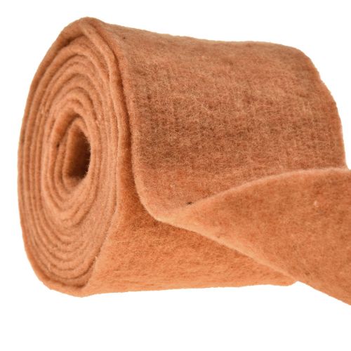 Floristik24 Vilten lint oranje vilt wol wolvilt decoratief lint vilt 15cm×5m