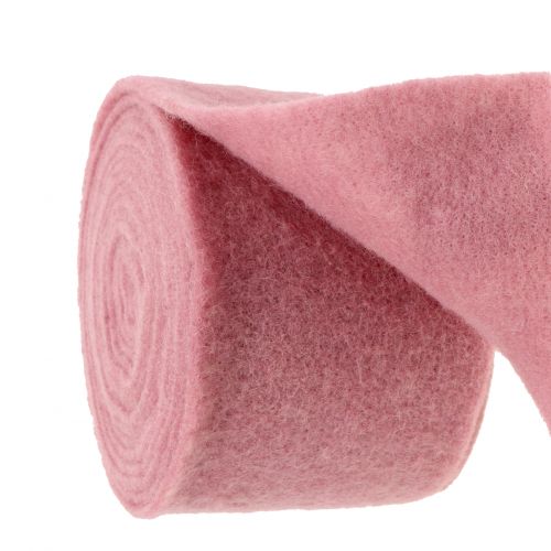 Viltband, potband oud roze 15cm 5m