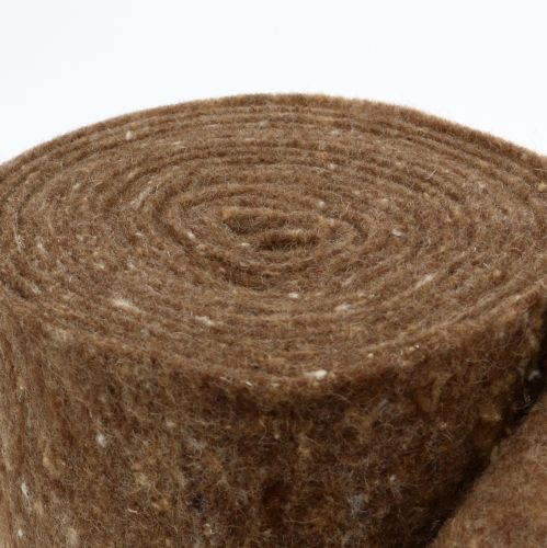 Floristik24 Viltband, potband bruin 15cm 5m