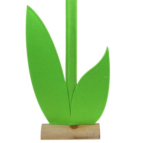 Floristik24 Vilten bloem geel 87cm