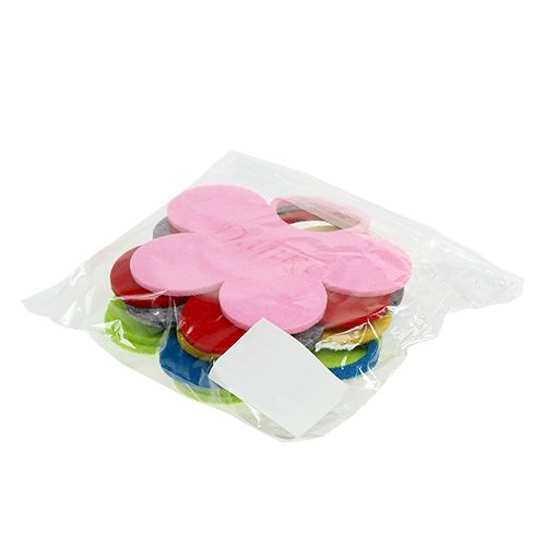 Artikel Vilt bloemenhanger &quot;Thank you&quot; 10cm 8st
