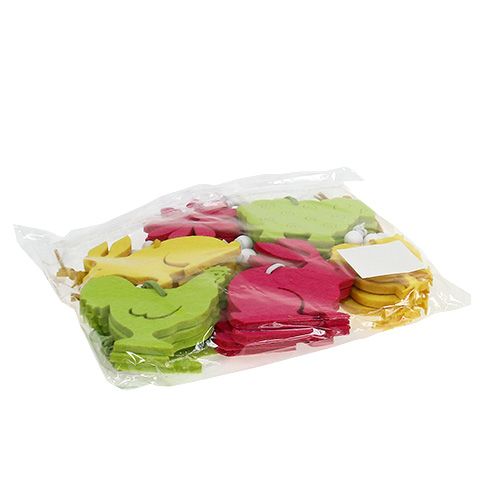 Floristik24 Assortiment vilten hanger 24st