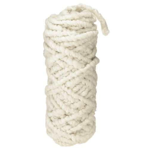 Artikel Vilten koordfleece Mirabell 25m wit