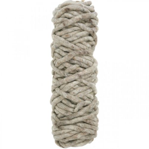 Artikel Viltkoord Velcro Mirabell 25m beige/bruin