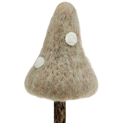 Floristik24 Vilten paddestoelen paddenstoelen bruine ezel. 30cm 4st