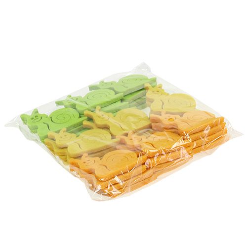Floristik24 Vilt slak met plakpunt 5cm assorti 36 stuks