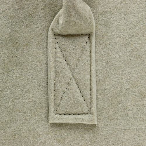 Floristik24 Viltentas 39x25x22cm creme