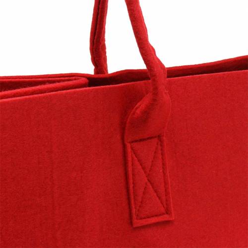 Artikel Vilten tas rood 50×25×25cm