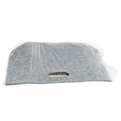 Floristik24 Vilten tas grijs 48cm x 30cm x 20cm