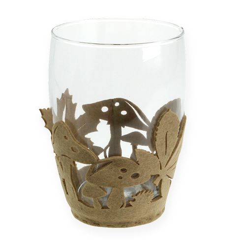 Floristik24 Viltpot herfstvilt decoratie plantenbak vilt beige 2st