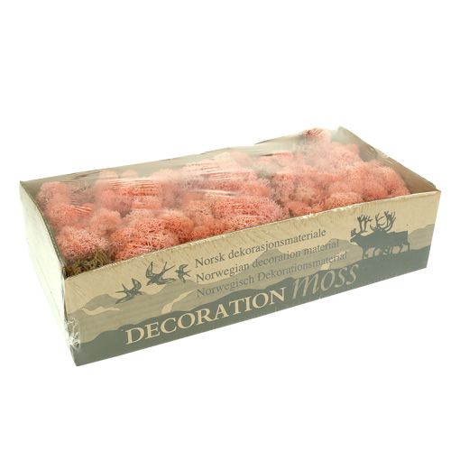 Artikel Decoratief mos IJslands mos roze 400g