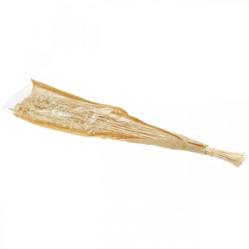 Artikel Gebleekt vlas droog bloemisterij droog gras 52cm 160g