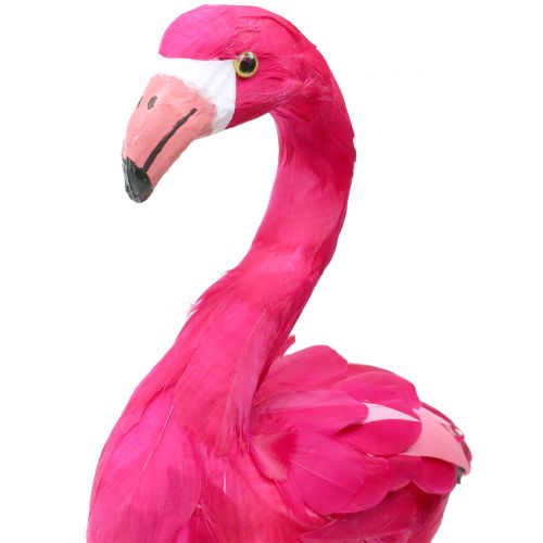 Floristik24 Decoratieve vogel Flamingo Pink H46cm