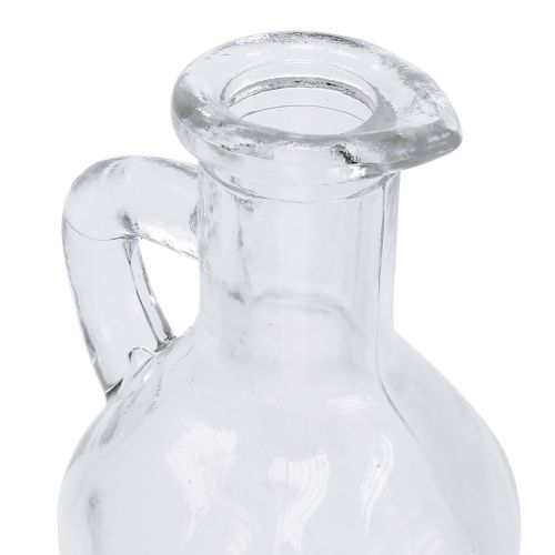 Floristik24 Fles met handvat helder Ø5,5cm H11cm 6st