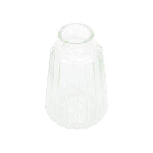 Artikel Decoratieve flessen kandelaar mini vazen glas H11cm 6st
