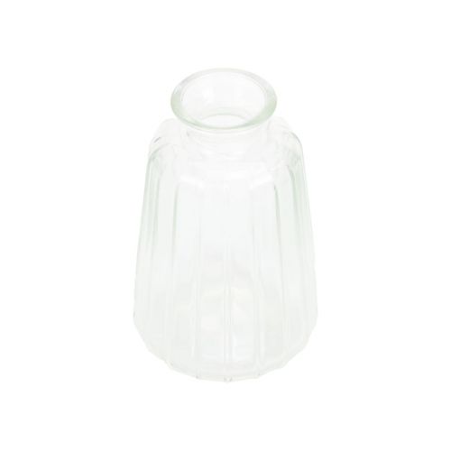 Artikel Decoratieve flesjes kandelaar mini vazen glas H11cm 6 st