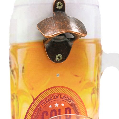 Artikel Wandflessenopener met opvangbak 30cm x 18cm