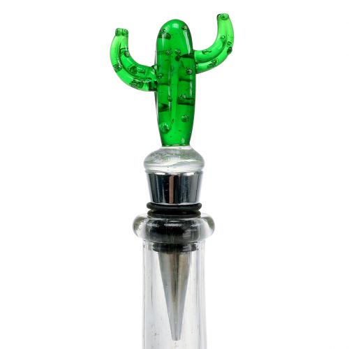 Floristik24 Flessenstop met figuren van glas 11-12cm 3st