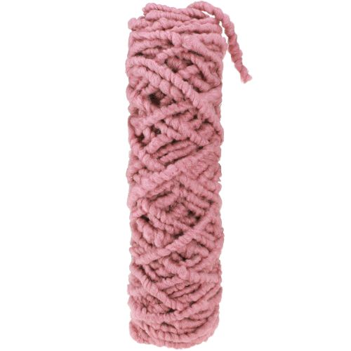 Floristik24 Fluffy Mirabell viltkoord oudroze 25m