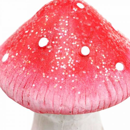 Floristik24 Vliegenzwam deco-pluggen herfstbloempluggen assorti H6 / 7cm 6st
