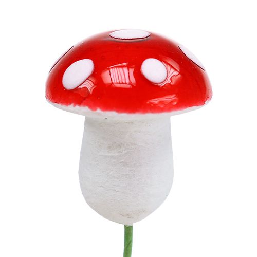 Floristik24 Paddenstoel mini op draad 1.8cm 100st