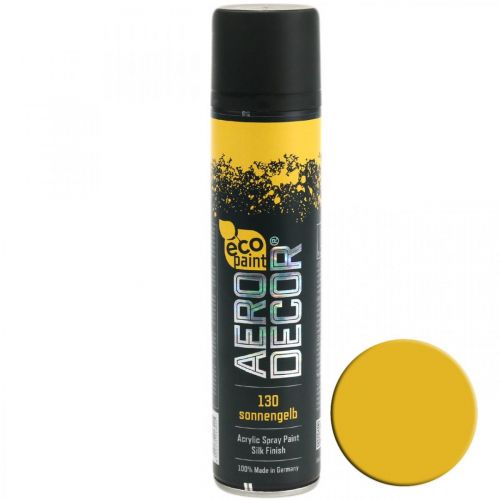 Floristik24 Kleurspray zijdemat zonnegeel 400ml