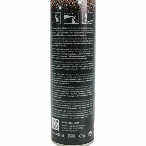 Floristik24 Glitterspray Koperglitterspray Verfspray 400ml