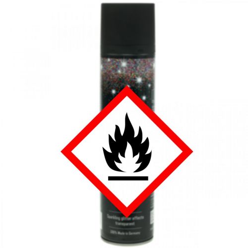 Floristik24 Glitterspray voor handwerk kleurrijke spuitverf glitter 400ml
