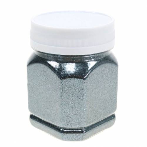 Floristik24 Decoratieve glitter antraciet 115g glitter voor handwerk