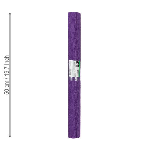 Artikel Bloemist crêpepapier donkerpaars 50x250cm