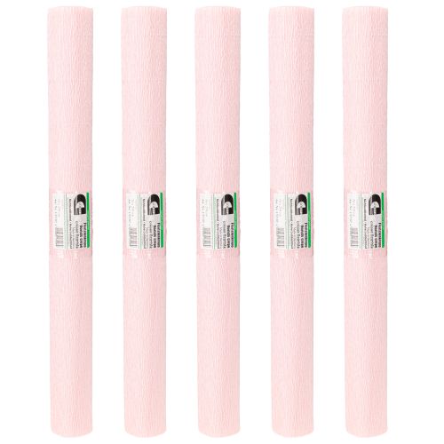 Artikel Bloemistencrêpepapier bloemistencrêpe roze 50×250cm 5 stuks