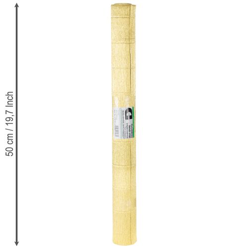 Artikel Bloemist Crêpepapier Goud 50x250cm