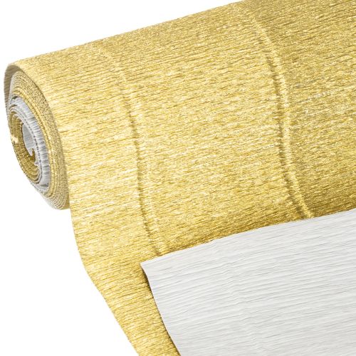 Artikel Bloemist Crêpepapier Goud 50x250cm