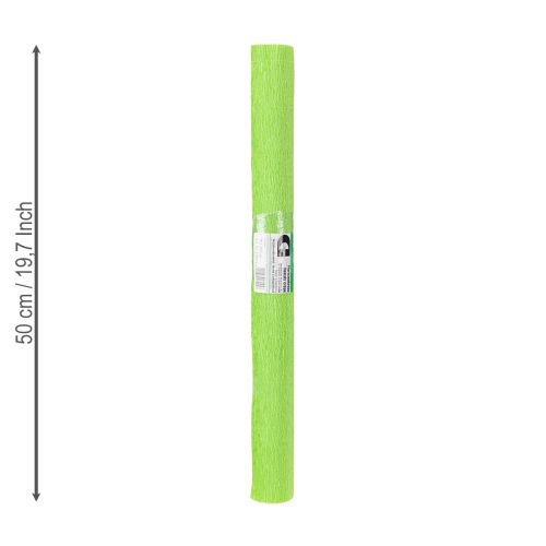 Artikel Bloemist crêpepapier lichtgroen 50x250cm