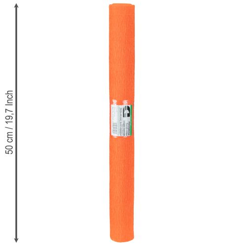 Artikel Bloemist crêpepapier Oranje 50x250cm