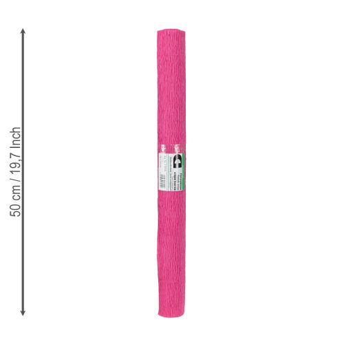 Artikel Bloemist crêpepapier roze 50x250cm